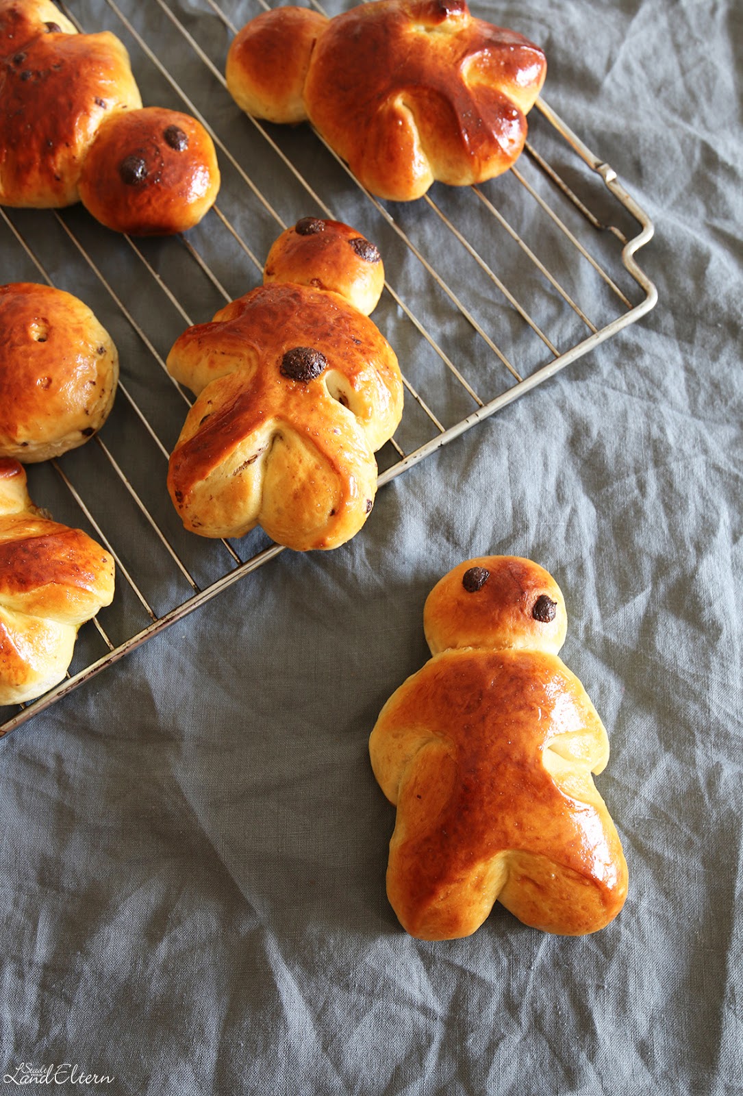 Rezept: Weckmänner mit Schokolade