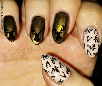 Stamping-Plate-Review-Born-Pretty-Store-BPS-BP-192-Christmas-Deer-Antlers
