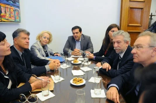 Ο Αλέξης Τσίπρας συναντήθηκε με τους προέδρους των δικαστικών ενώσεων