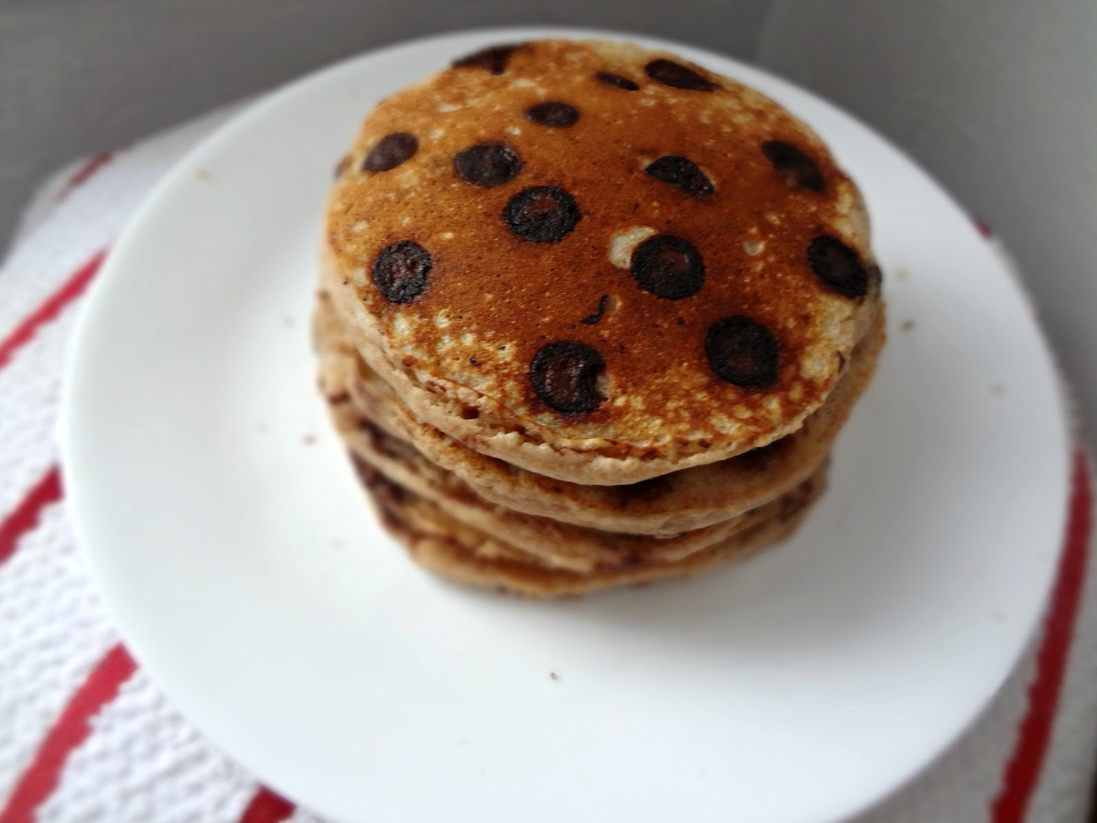 The Cooking Actress Whole Wheat Chocolate Chip Pancakes