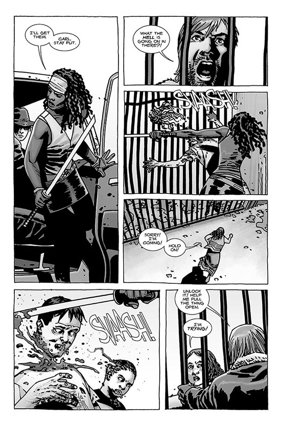 LA ZONA PROHIBIDA THE WALKING DEAD Cómic 112 "Primeras Páginas"