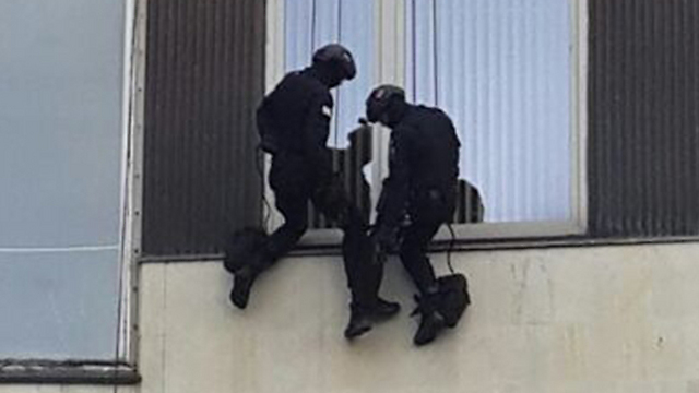 Simulacro, Toma de rehenes en Embajada de Israel en Letonia Simulacro, Toma de rehenes en Embajada de Israel en Letonia