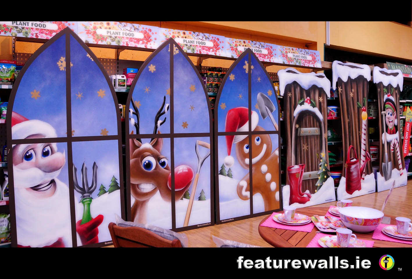 Mural Painting Professionals featurewalls.ie Christmas Murals and