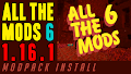 HOW TO INSTALL<br>All the Mods 6 Modpack [<b>1.16.1</b>]<br>▽