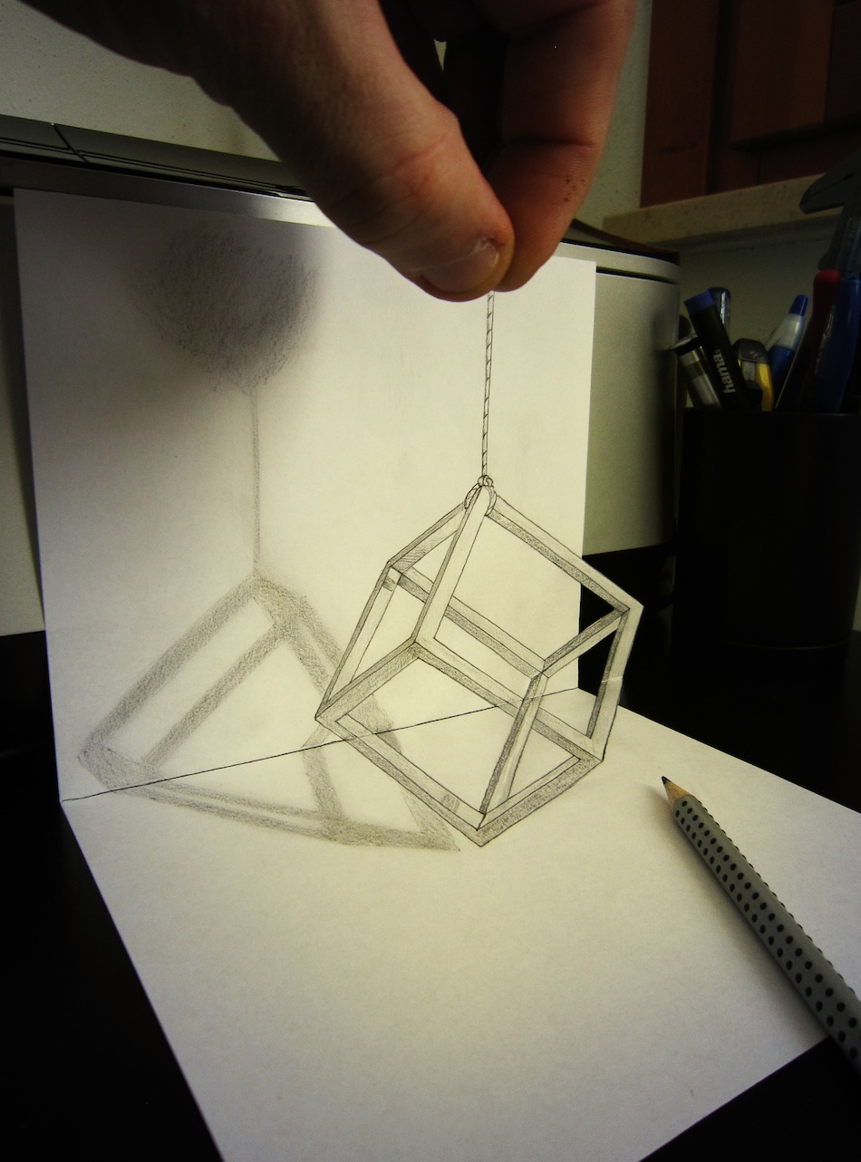 Simply Creative 3d Pencil Drawings By Alessandro Diddi