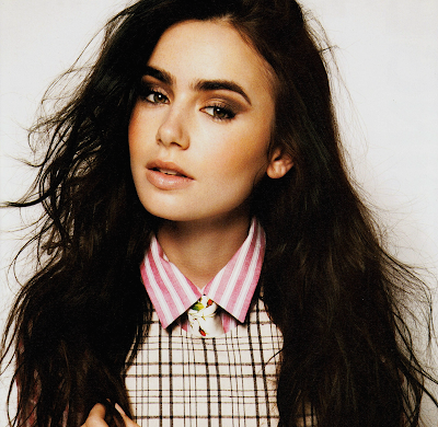 lily collins beauty blurbs