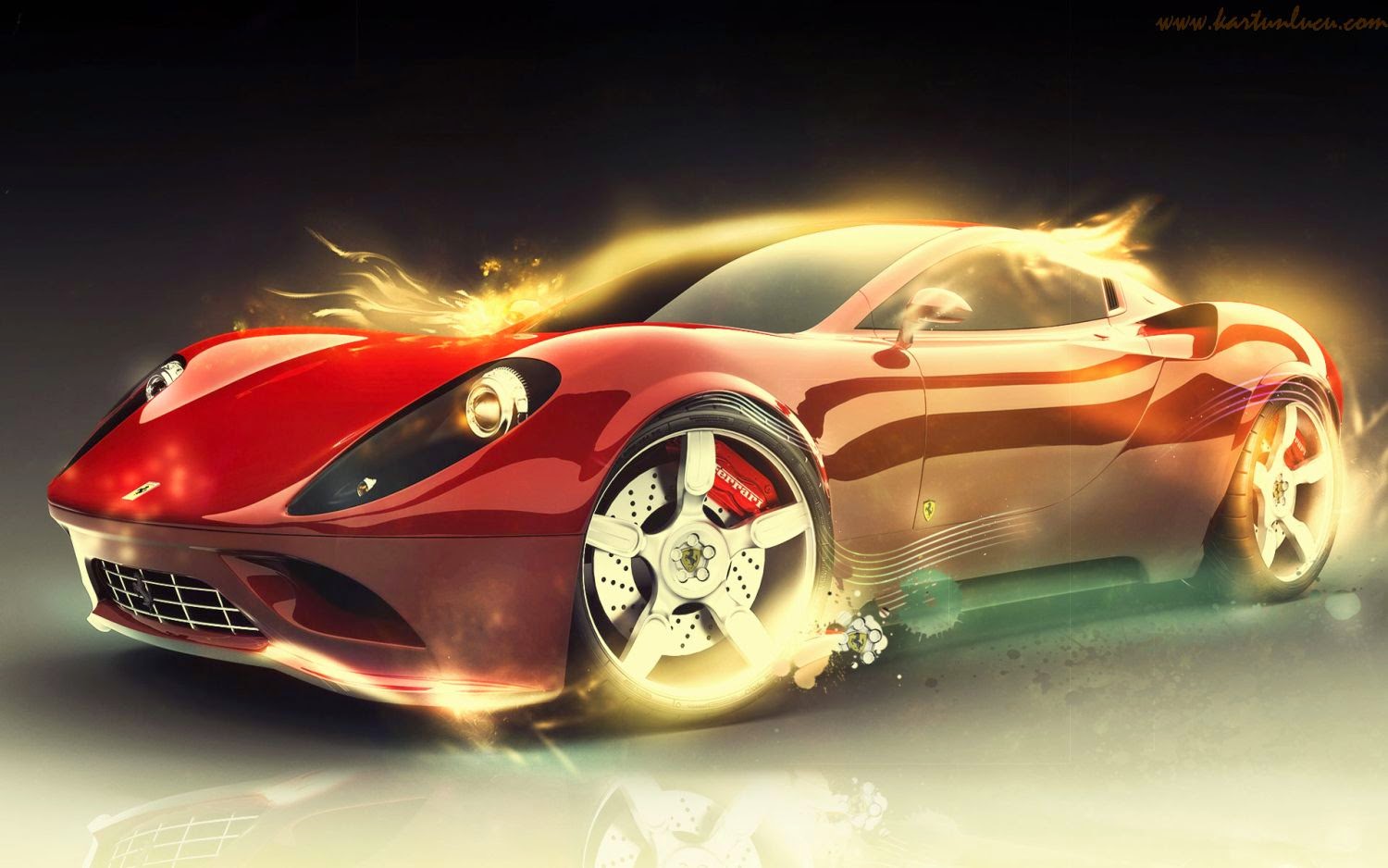 Foto Mobil Ferrari Warna Kuning Modifikasi Mobil Foto Mobil Ferrari Warna Kuning Modifikasi Mobil