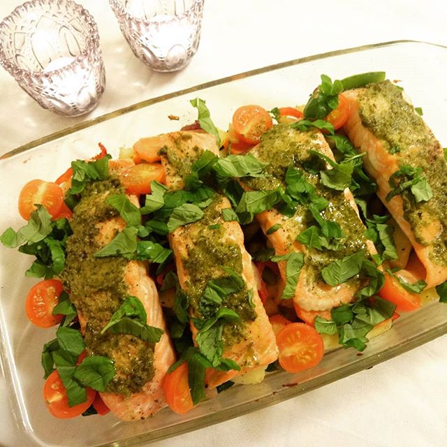 laks pesto oppskrift laks pesto oppskrift