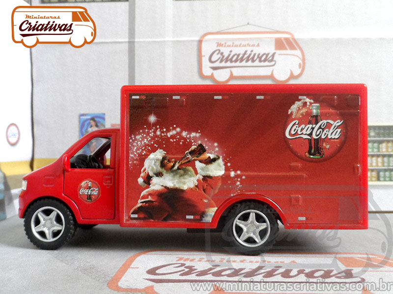 Miniatura Caminhao Caravana De Natal Coca-cola Holiday