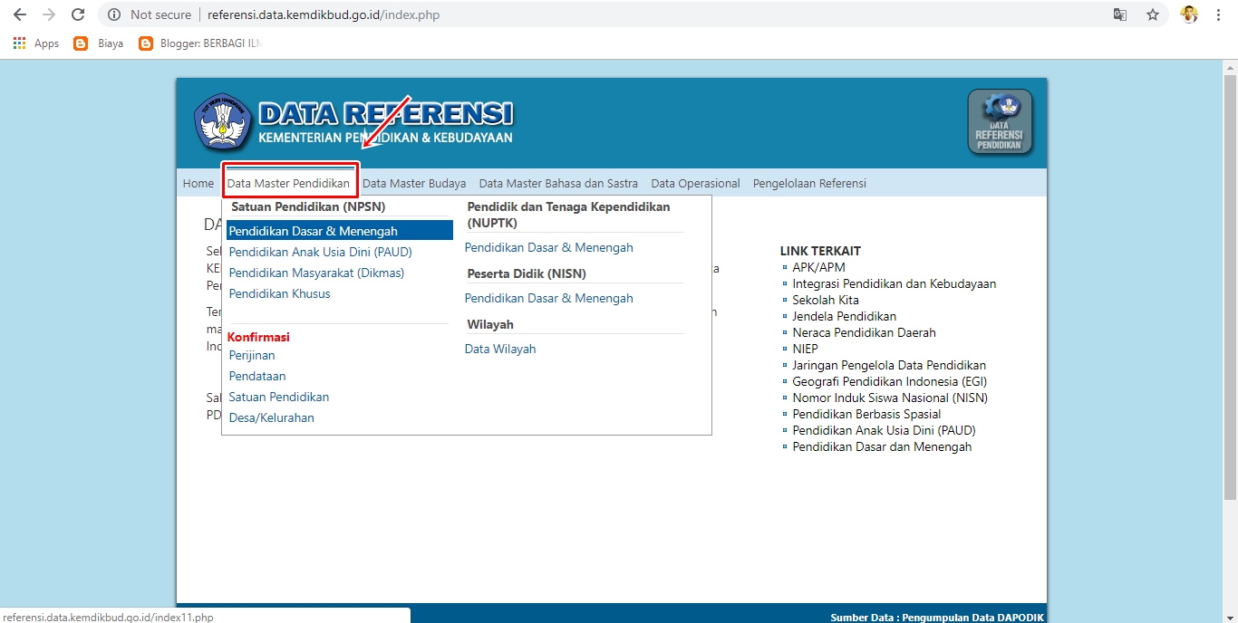Cara Mudah Mencari Dan Melihat Npsn Secara Online Berbagi Ilmu