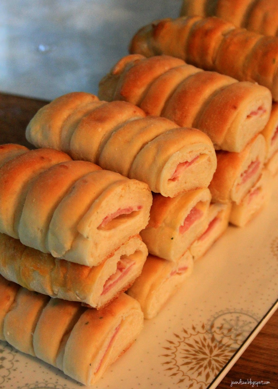 Jo and Sue Ham and Cheese Rolls