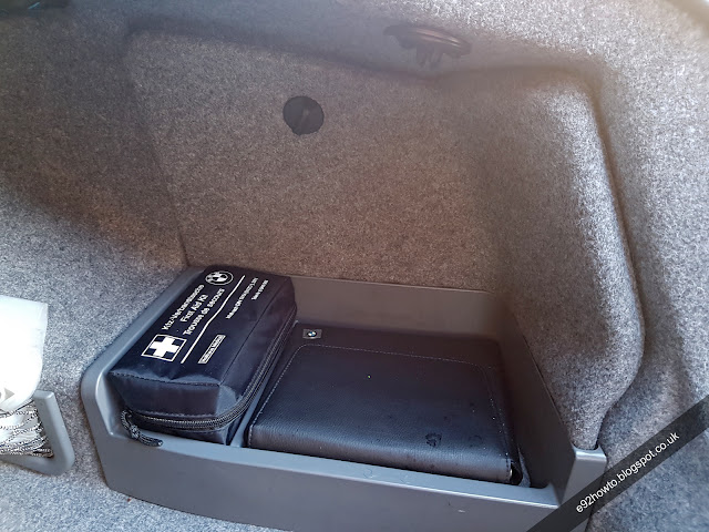 BMW E92 battery access panel