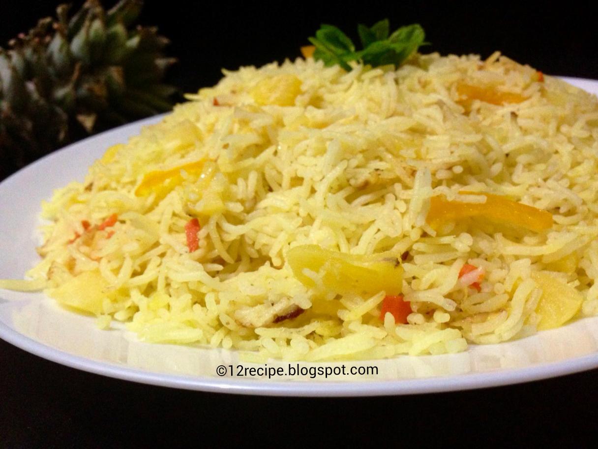 Pineapple Pulao Recipe Book