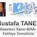 Mustafa Taner    Heykeltraş  Gazeteci Yazar  /KHA FETHİYE BÖLGE TEMSİLCİSİ BAYRAM MESAJI