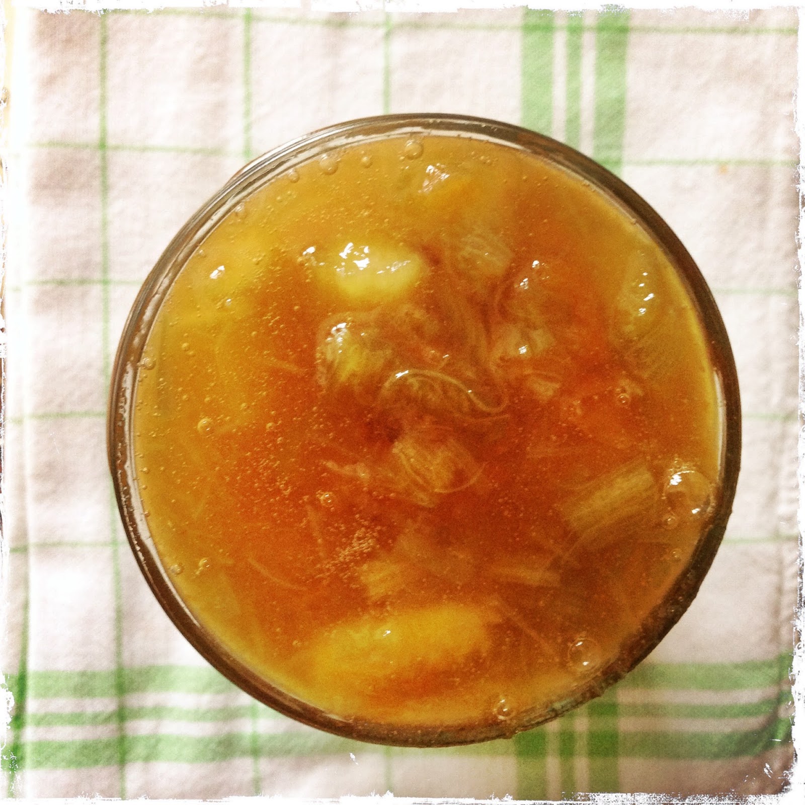 Ma cuisine à moi Ma confiture rhubarbe/abricots (recette familiale)