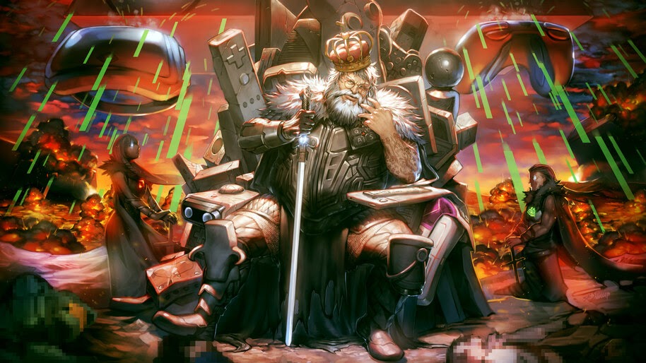 Gabe Newell, Valve, Throne, Fantasy, 4K, #4.1946