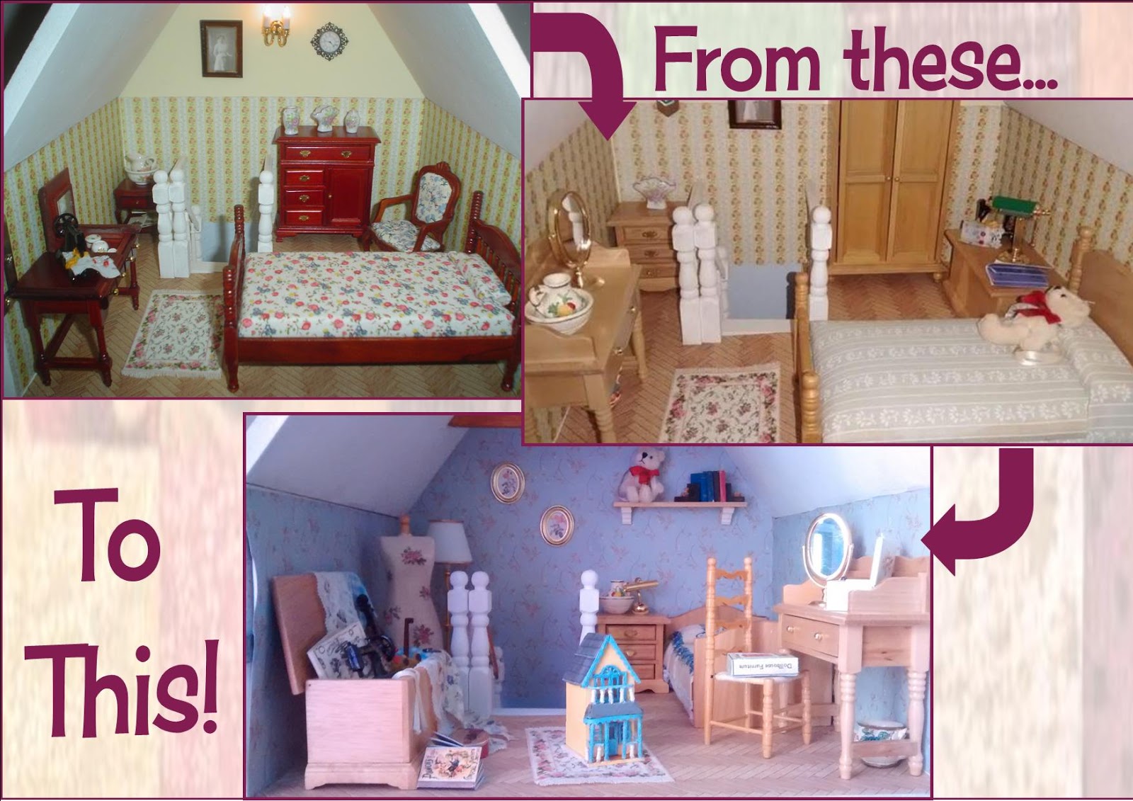 My Miniature World The New Bedroom in Sea Shells