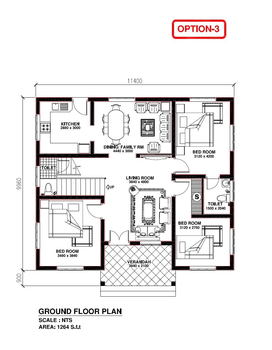 Kerala Building Construction Kerala Model House 1264 S f t Kerala Building Construction Kerala Model House 1264 S f t
