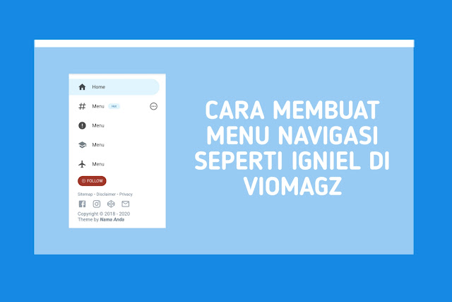 Cara Membuat Menu Navigasi Seperti Igniel di VioMagz
