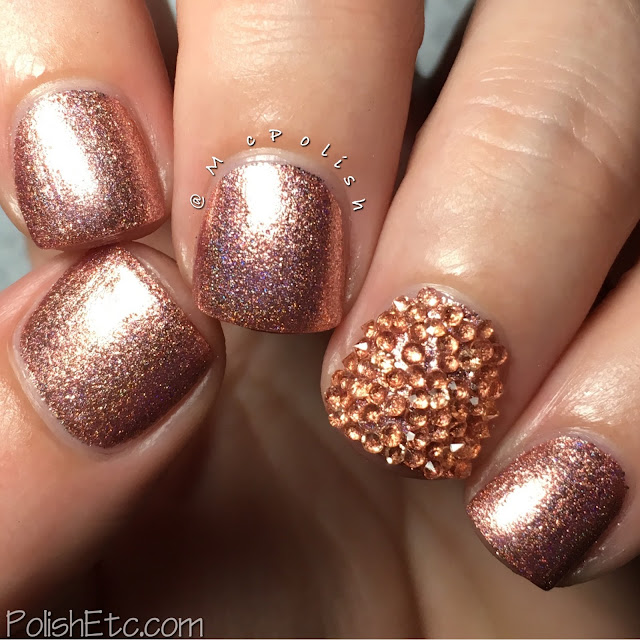 Cirque Colors Himalayan Pink and Born Pretty Store Gems - McPolish