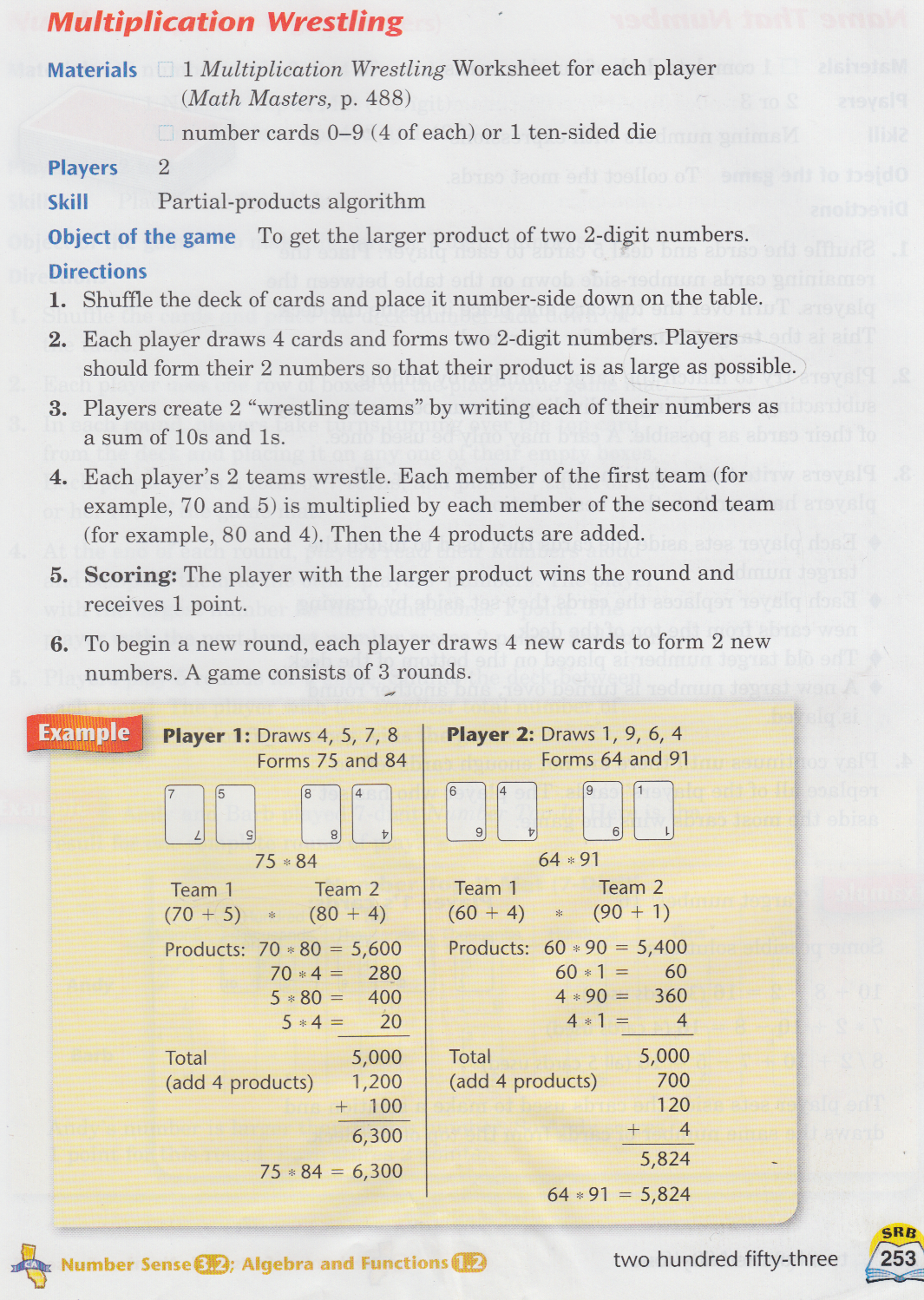 Math Multiplication Wrestling