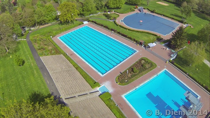 Freizeitmöglichkeiten in Mainfranken: Dallenbergbad Würzburg