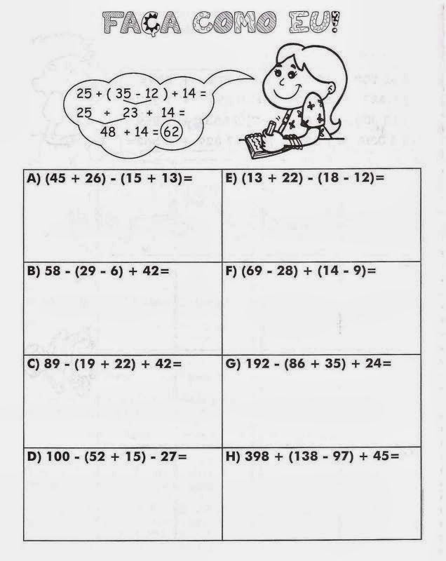 Atividades de Matemática para o 5º ano para imprimir