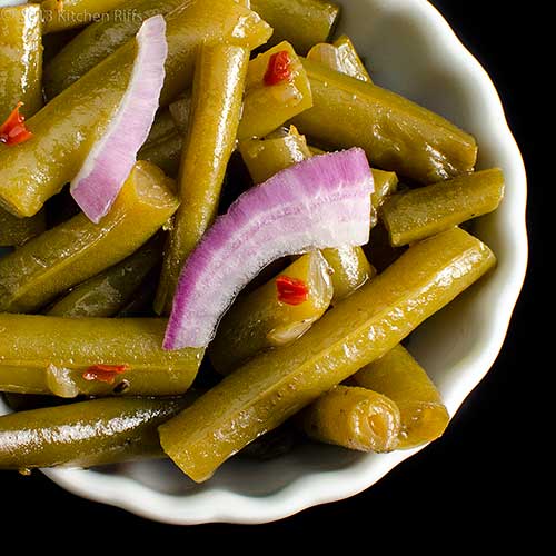 Kitchen Riffs Southern Green Beans with Bacon