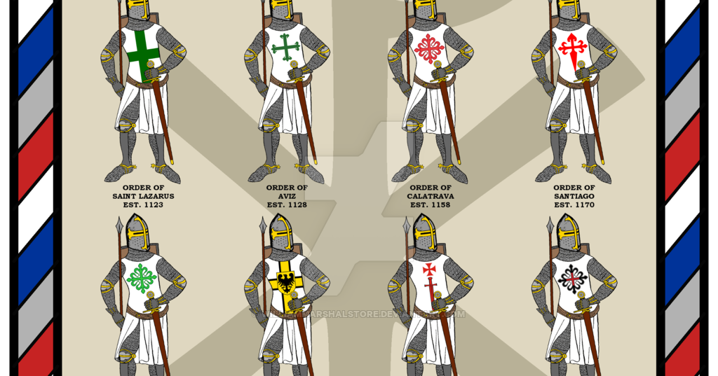 Infografías de las ordenes militares en la edad media MundoWikipedia