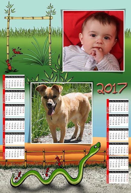 Calendario 2017 per bambini