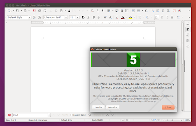 Ubuntu 16.04 Xenial Xerus screenshots LibreOffice Ubuntu 16.04 Xenial Xerus screenshots LibreOffice