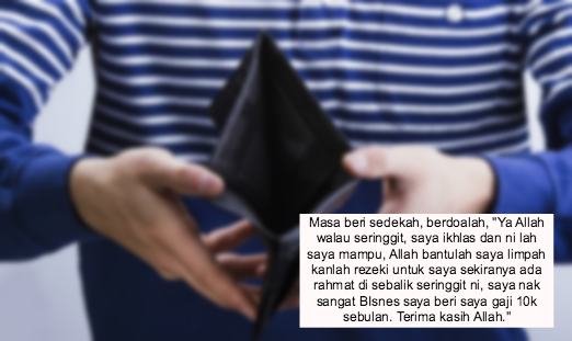 "Kadang-kadang rezeki susah masuk sebab magnet diri kita lemah"- 3 Panduan ini mudahkan rezeki dengan bersangka baik padaNya