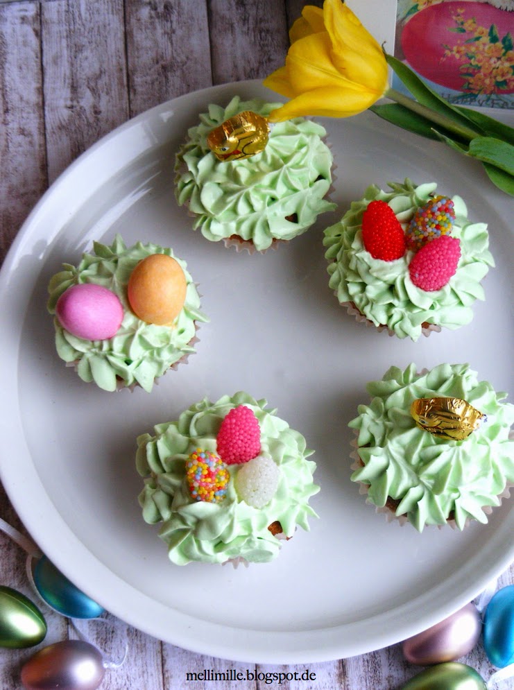 mellimille: Für diese Cupcakes kommt nicht nur der Osterhase ...