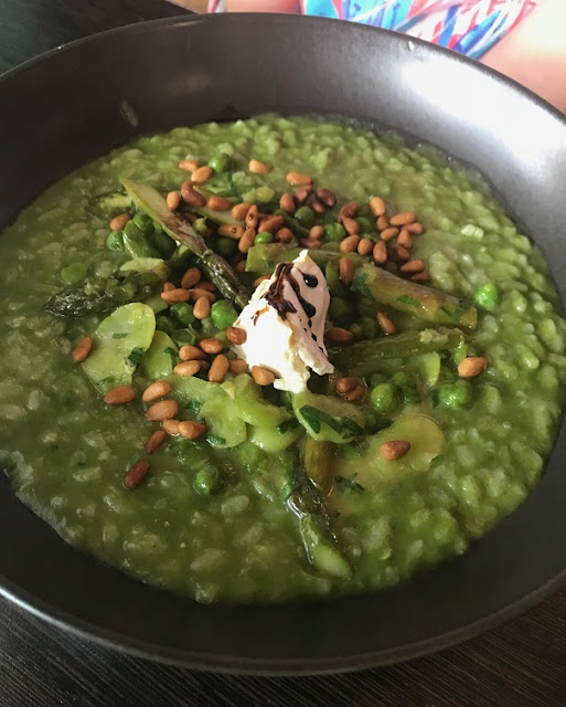 The Girl and the Goat, Surrey Hills, vegetarian risotto