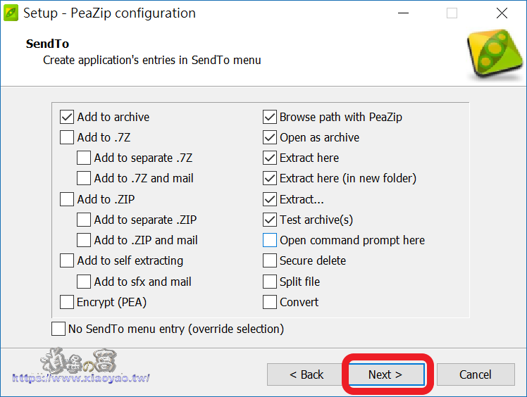 PeaZip 免費檔案壓縮軟體