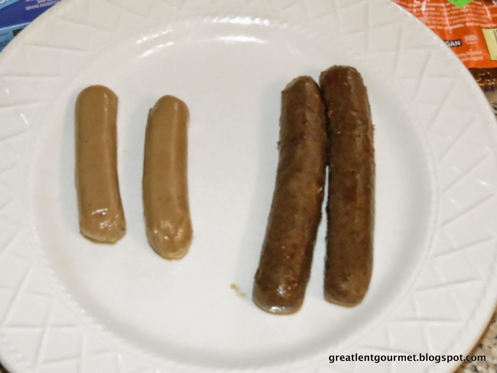 Great Lent Gourmet Day 25 March 18, 2015 Tofurky "Sausage" vs. Yves Breakfast "Sausage