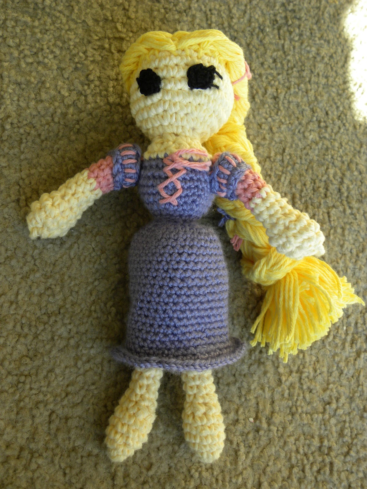 World of Yarn Rapunzel, Rapunzel, Your hair uses too much yarn!