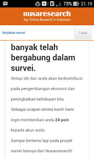 Cara Pulsa Gratis Menggunakan Aplikasi Nusaresearch Terbaru 2018 Cara Pulsa Gratis Menggunakan Aplikasi Nusaresearch Terbaru 2018