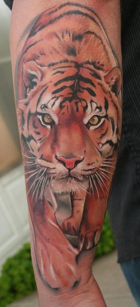 Tatuaje de tigre en 3D