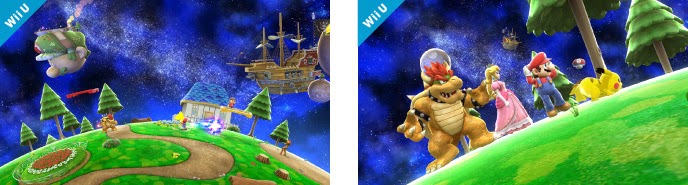 Mario Galaxy stage for Smash Bros WiiU Exclusively
