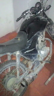 Pm recupera moto roubada em Santana do Maranhão 