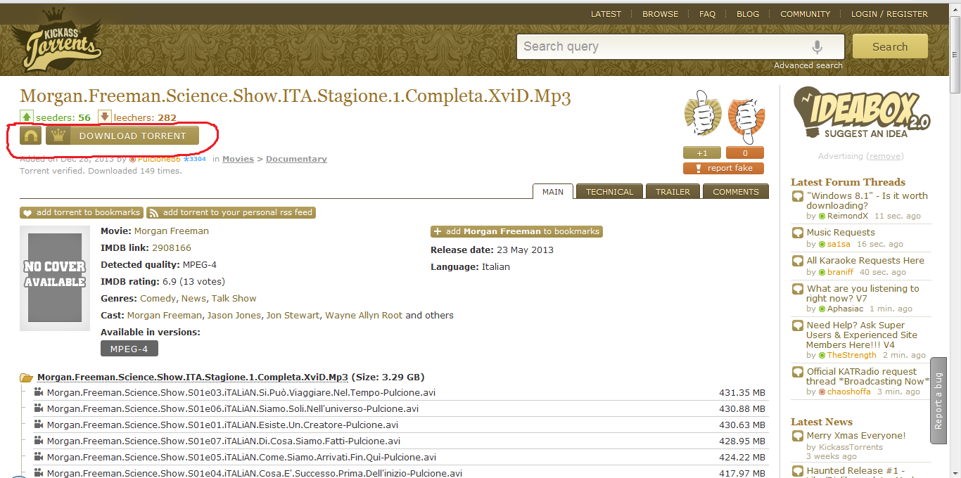 How to download a torrent file