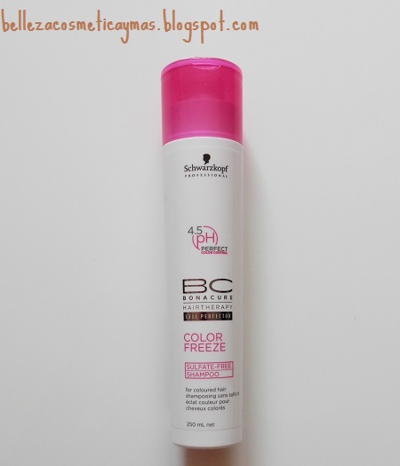 Champú Bonacure Color Freeze de Schwarzkopf