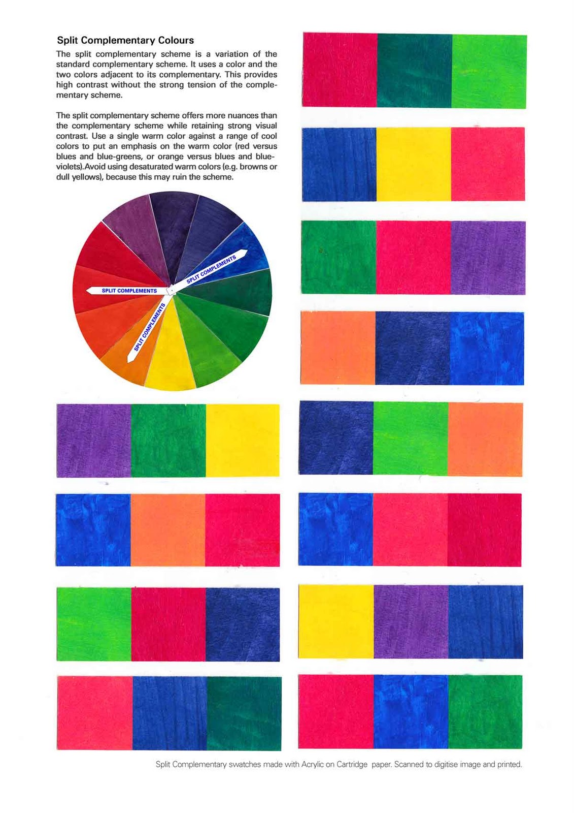 Complementary Color Study Art Student UK: November 2011