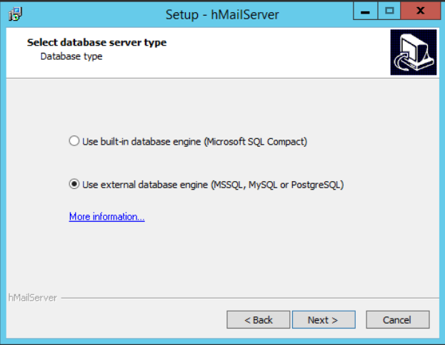 External db