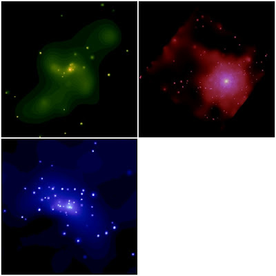 NGC 4697, 4649 y 1553