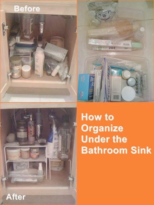 How to Organize Under a Bathroom Sink