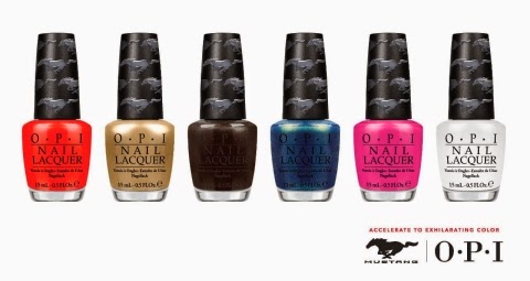 OPI Reveals Ford Mustang Nail Lacquer Collection 