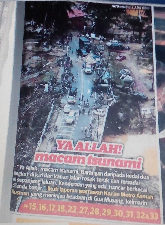 Tsunami Kecil Di Gua Musang