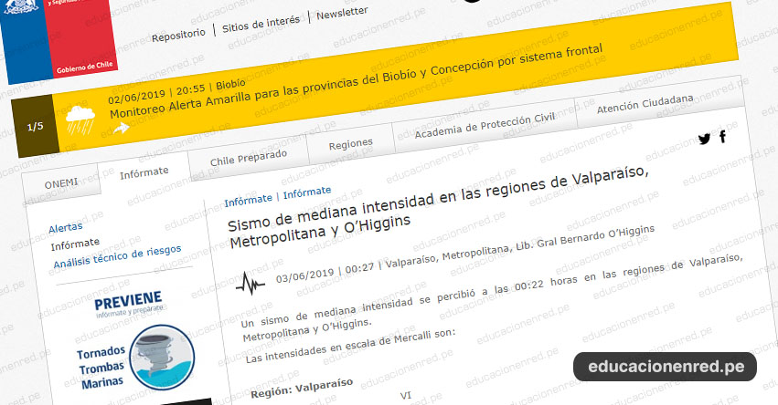 Temblor en Chile de Magnitud 5.1 y Alerta de Tsunami (Hoy Domingo 2 Junio 2019) Sismo - Terremoto - Epicentro - Petorca - ONEMI - www.onemi.cl Temblor en Chile de Magnitud 5.1 y Alerta de Tsunami (Hoy Domingo 2 Junio 2019) Sismo - Terremoto - Epicentro - Petorca - ONEMI - www.onemi.cl